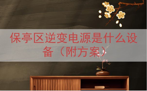 保亭区逆变电源是什么设备（附方案）